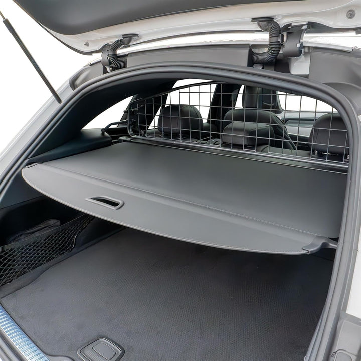 Travall Hundegitter kompatibel mit Mercedes Glc (2022-) Fahrzeugspezifischer Kofferraumschutz Gepäck