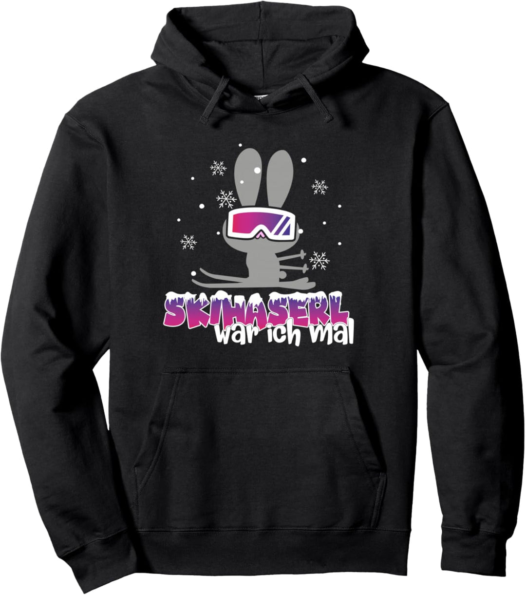 Skihaserl war ich mal - Skifahrerin Apres Ski Pullover Hoodie