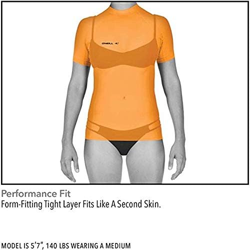 O'Neill Wetsuits Damen O'neill Basic Skins UPF 50+ Short Sleeve Rash Guard Wms Basic Skins S/S Crew