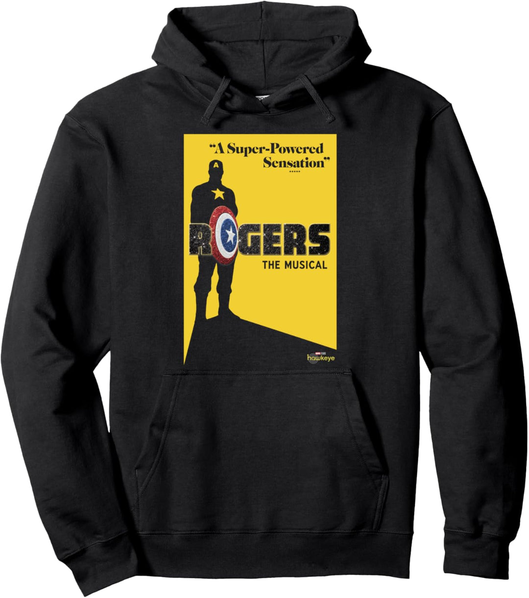 Marvel Hawkeye Rogers The Musical Poster Pullover Hoodie
