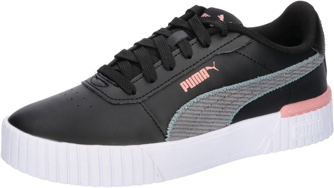 PUMA Mädchen Carina 2.0 Corduroy Jr Sneaker 37 EU Puma Black Cool Dark Grey Bold Blue Future Pink Pu