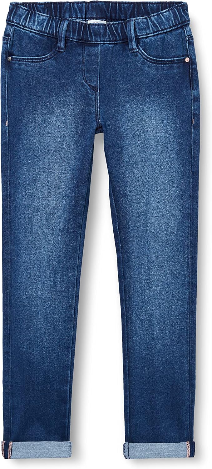 s.Oliver Mädchen Jeans, Fit Tregging 98 Slim Blau, 98 Slim Blau