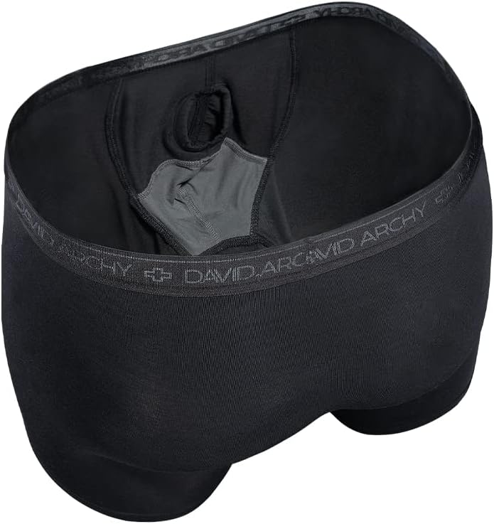 DAVID ARCHY Herren Boxershorts Mehrfachpack, Mirco Modal Stretcken Klassischer Retroshorts, Unterhos