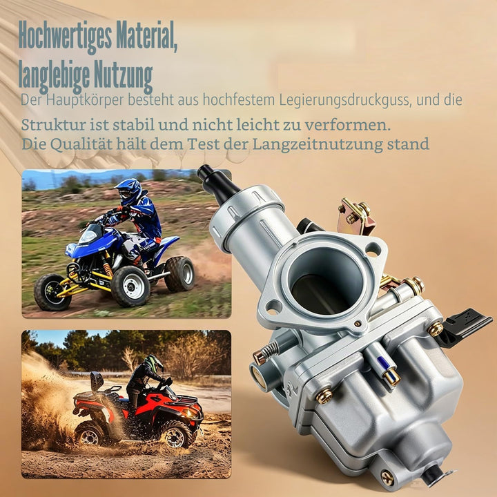 JFG RACING Kabel-Choke PZ30 30 mm Ansaugstutzen Vergaser für Motorrad 200/250 CC Dirt Bike ATV Quad