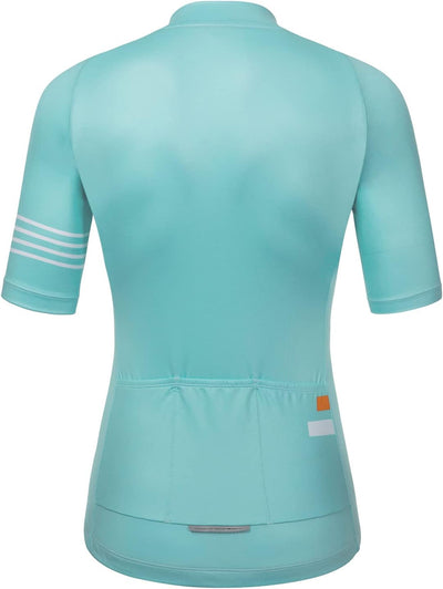 Santic Fahrradtrikot Damen Langarm Radtrikot Damen Fahrradshirt/Radshirt/Bikeshirt MTB mit Taschen,