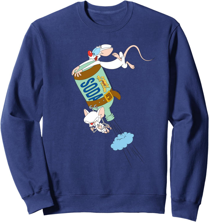 Animaniacs Pinky and the Brain Take Off Sweatshirt