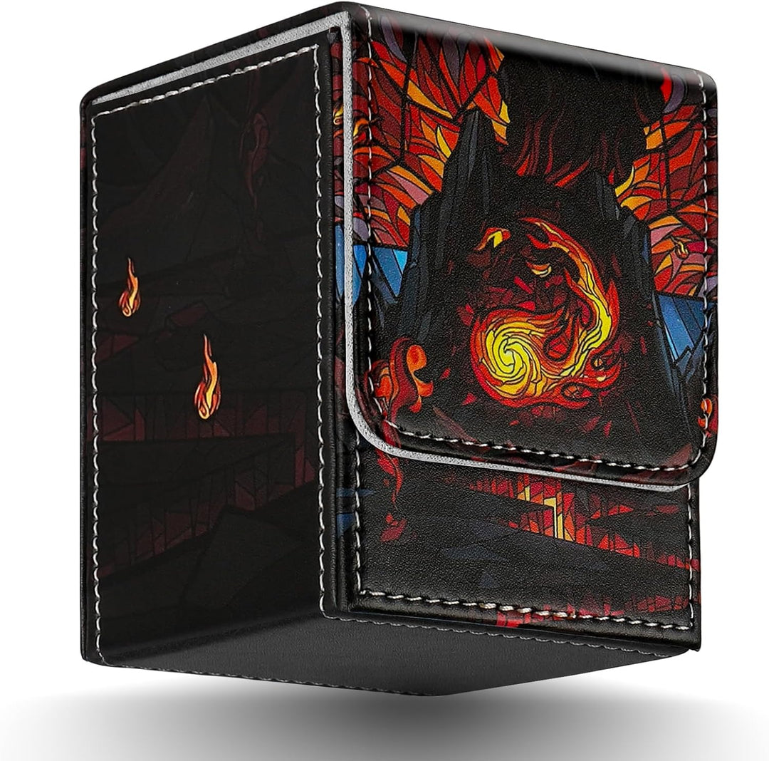 Deck Box für MTG Karten, TCG Aufbewahrungsbox für Magic The Gathering Karten für über 100 einzeln ge