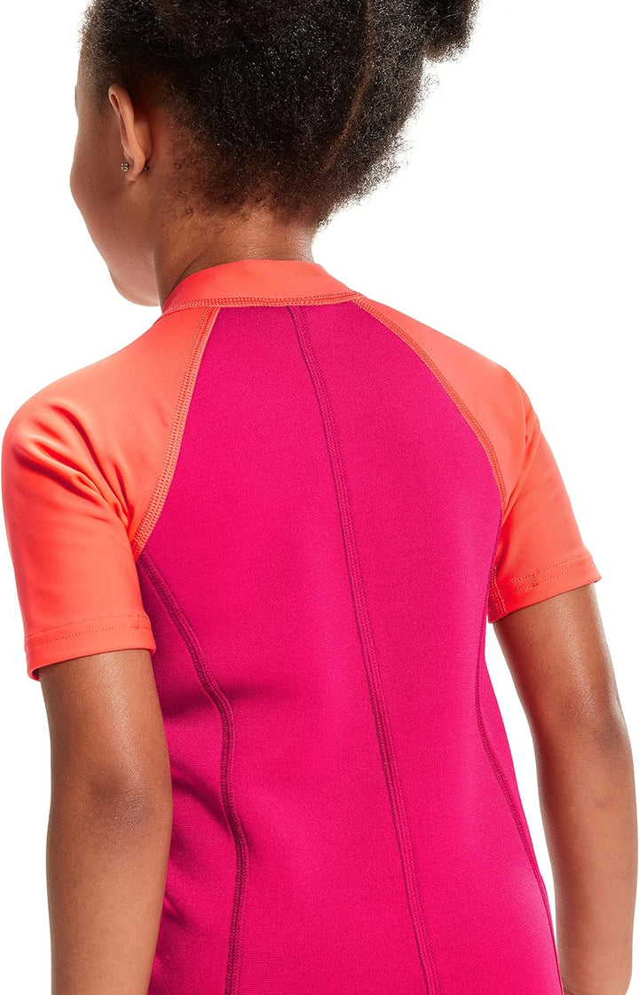 Speedo Mädchen Learn to Swim Wetsuit Swimsuit 3 Jahre Cherry Rosa/Coral, 3 Jahre Cherry Rosa/Coral