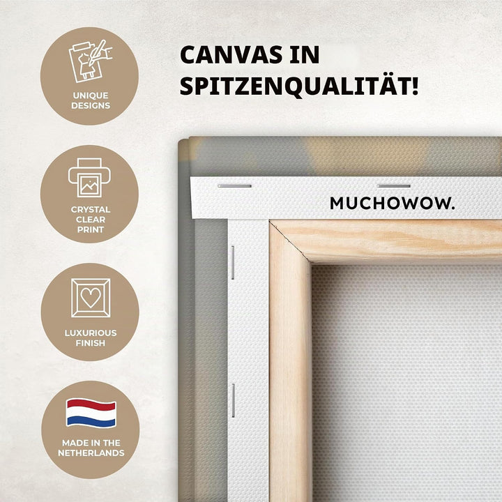 MuchoWow© Leinwandbild Gross 120x80 cm XXL Dekoration Wohnzimmer Bilder Pictures Wall Decoration Liv