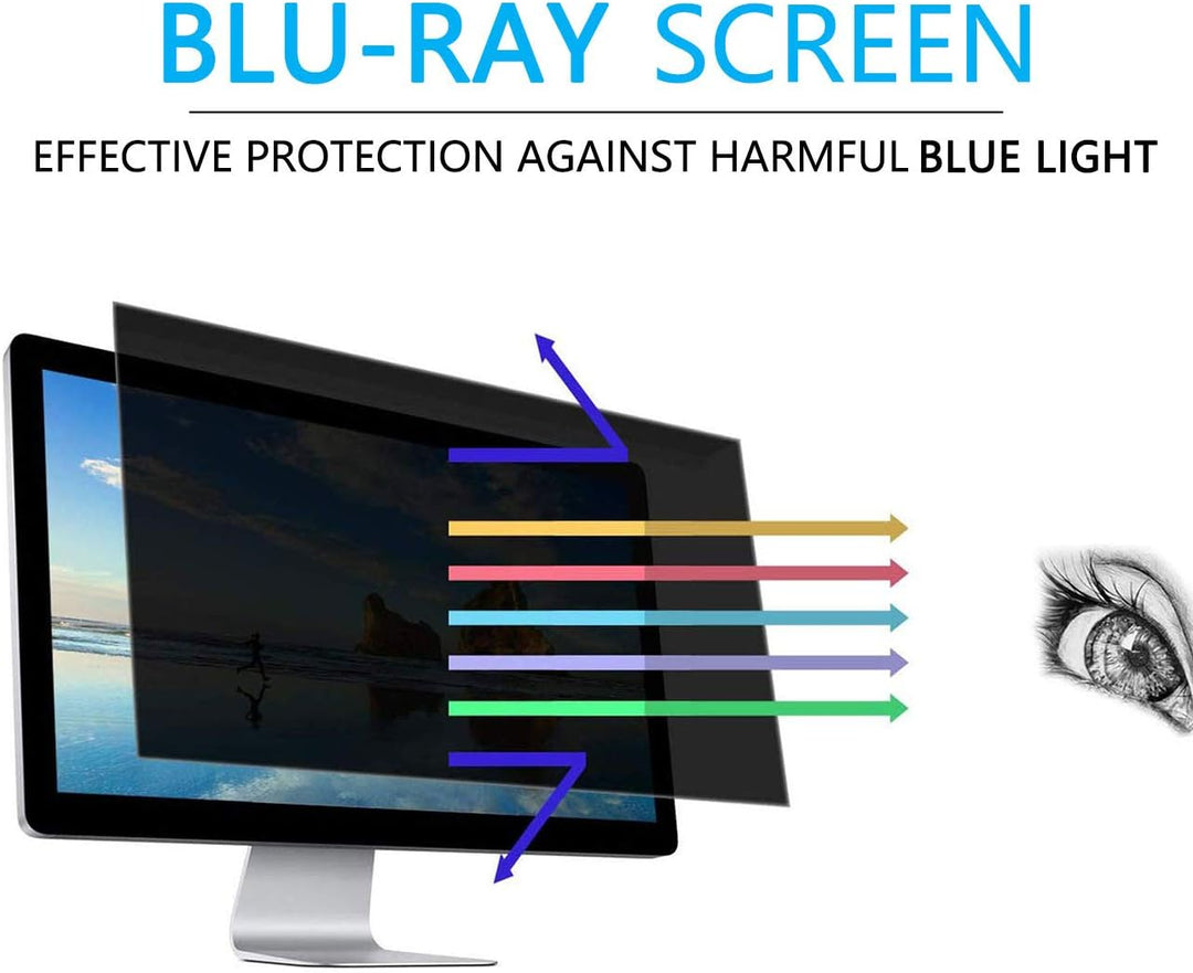 PaceBid 20 Zoll 16:9 Desktop Privacy Filter I Blickschutzfilter für Desktop Computer Widescreen Moni