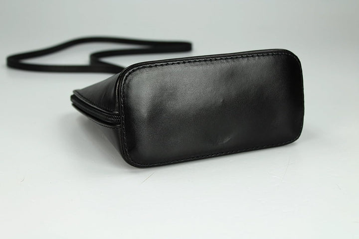 Belli italienische Ledertasche Damen Umhängetasche klein Handtasche Schultertasche Abendtasche in sc