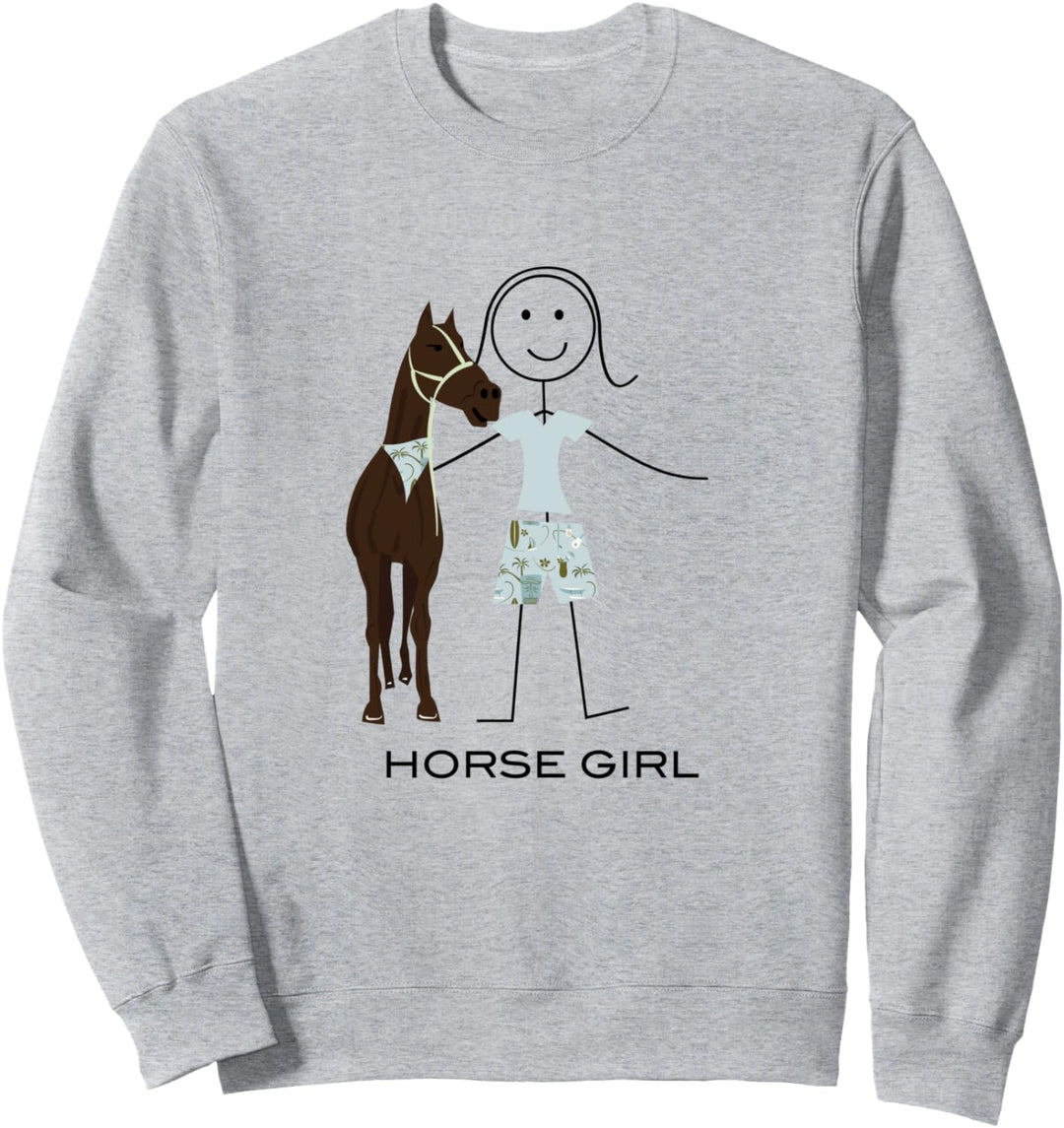 Funny Womens Horsewoman, Mädchen Pferdebesitzerin Sweatshirt