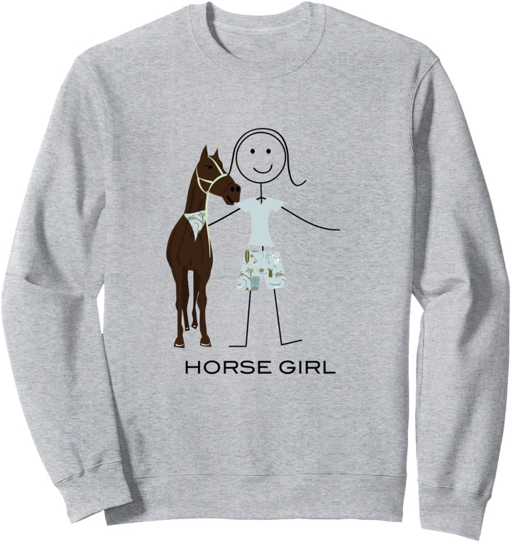 Funny Womens Horsewoman, Mädchen Pferdebesitzerin Sweatshirt