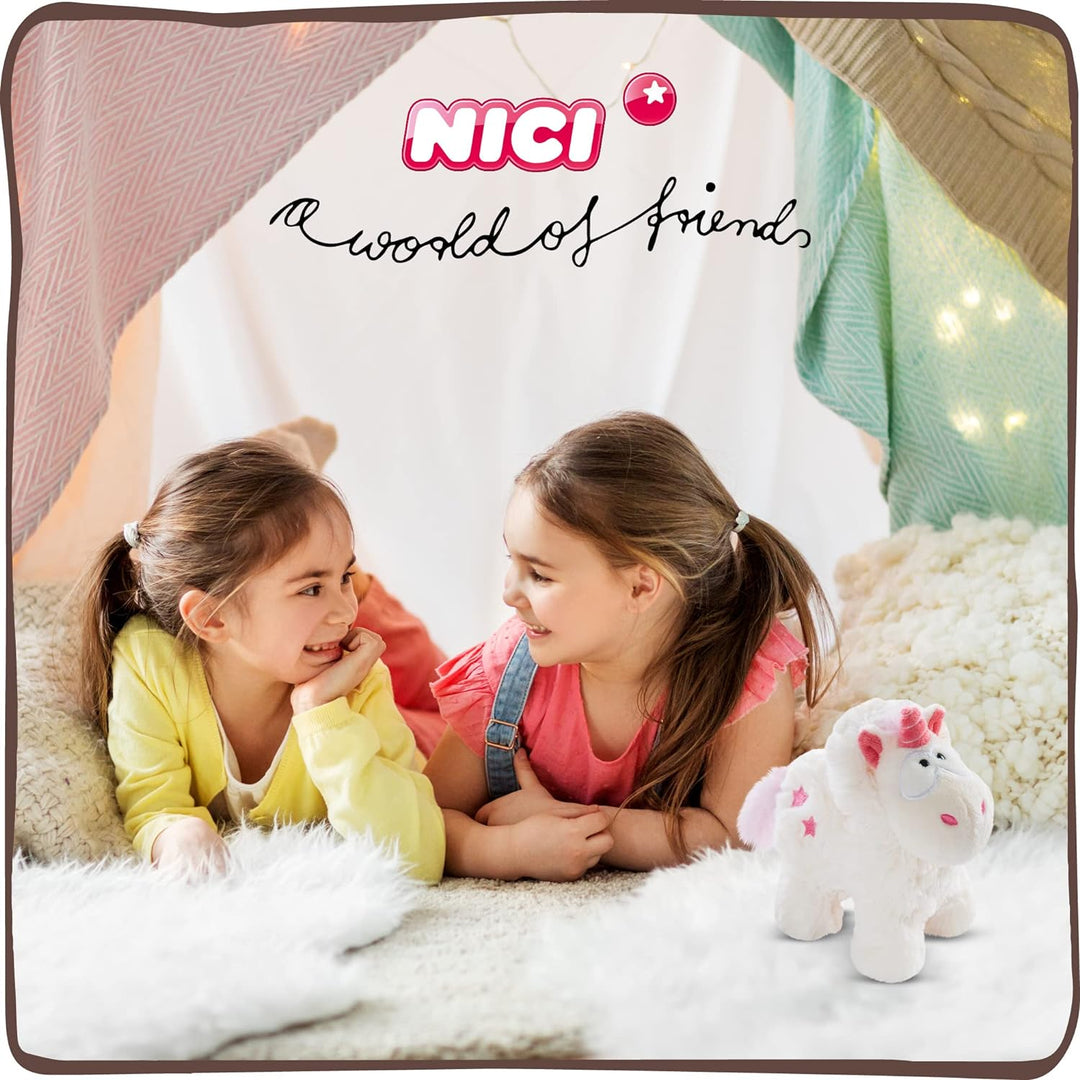NICI Kuscheltier Einhorn Theodor im Schneeanzug 22 cm I Plüschtier für Mädchen, Jungen & Babys I Fla