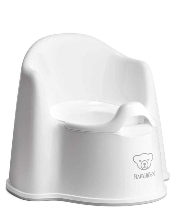 BabyBjörn Topfstuhl, Weiss/Grau, Weiss/Grau