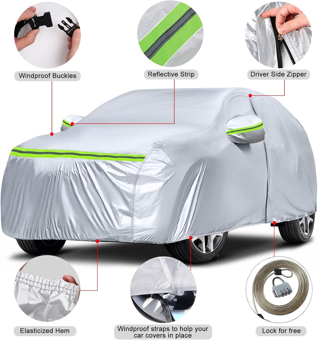 Autoabdeckung Outdoor Wasserdicht Passend für 2010-2025 Kia Sportage, Sommer Vollgarage Autoplane Au