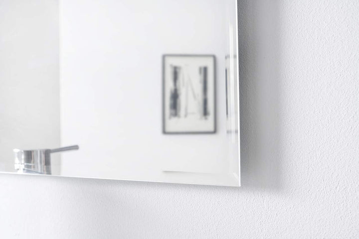 Homestyle Facettenspiegel ohne Rahmen – Hochwertiger Wandspiegel mit geschliffenen Kanten, eleganter