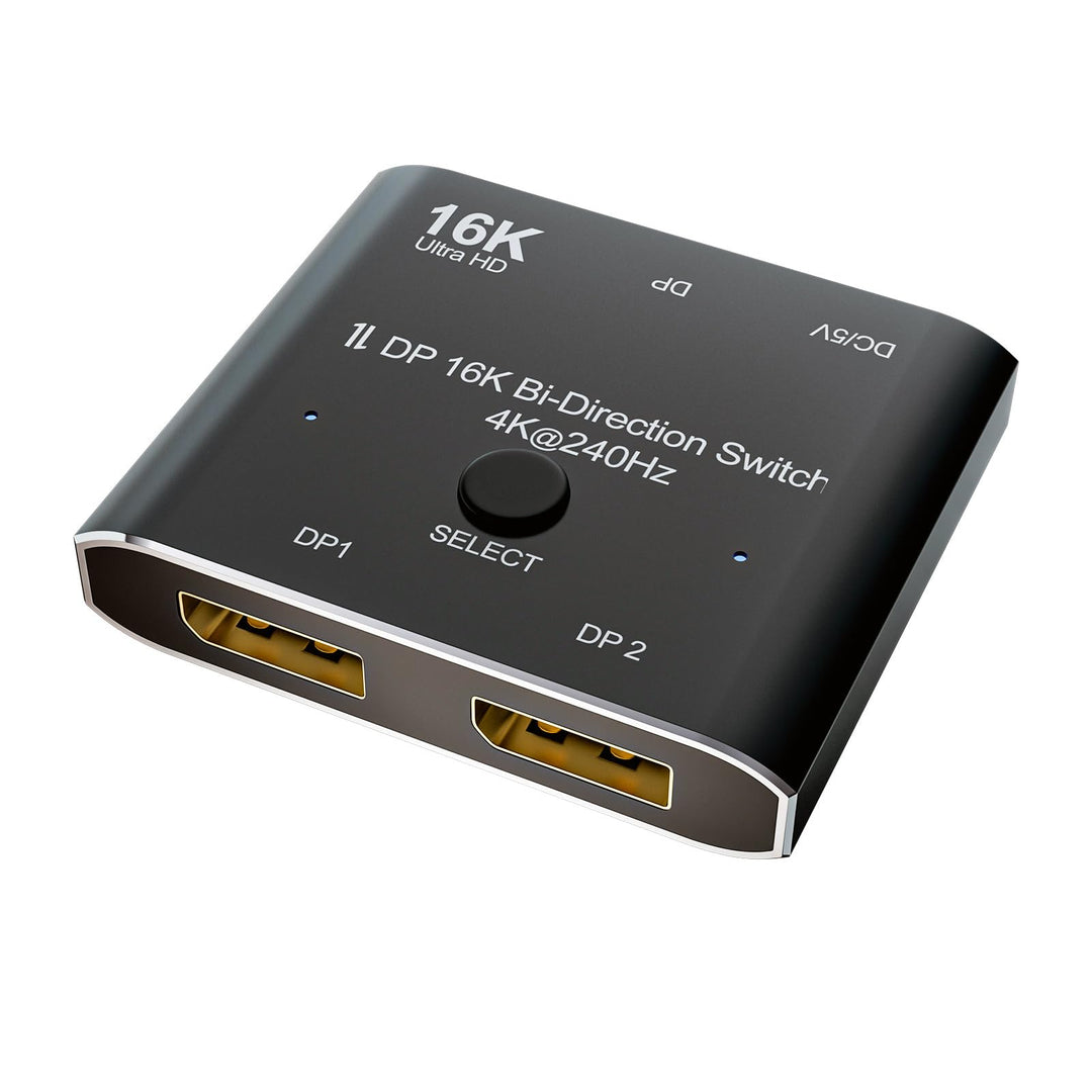 chenyang DisplayPort 16K Switch Splitter HUB 2 in 1 Out unterstützt bidirektionale Anzeige HDCP SST