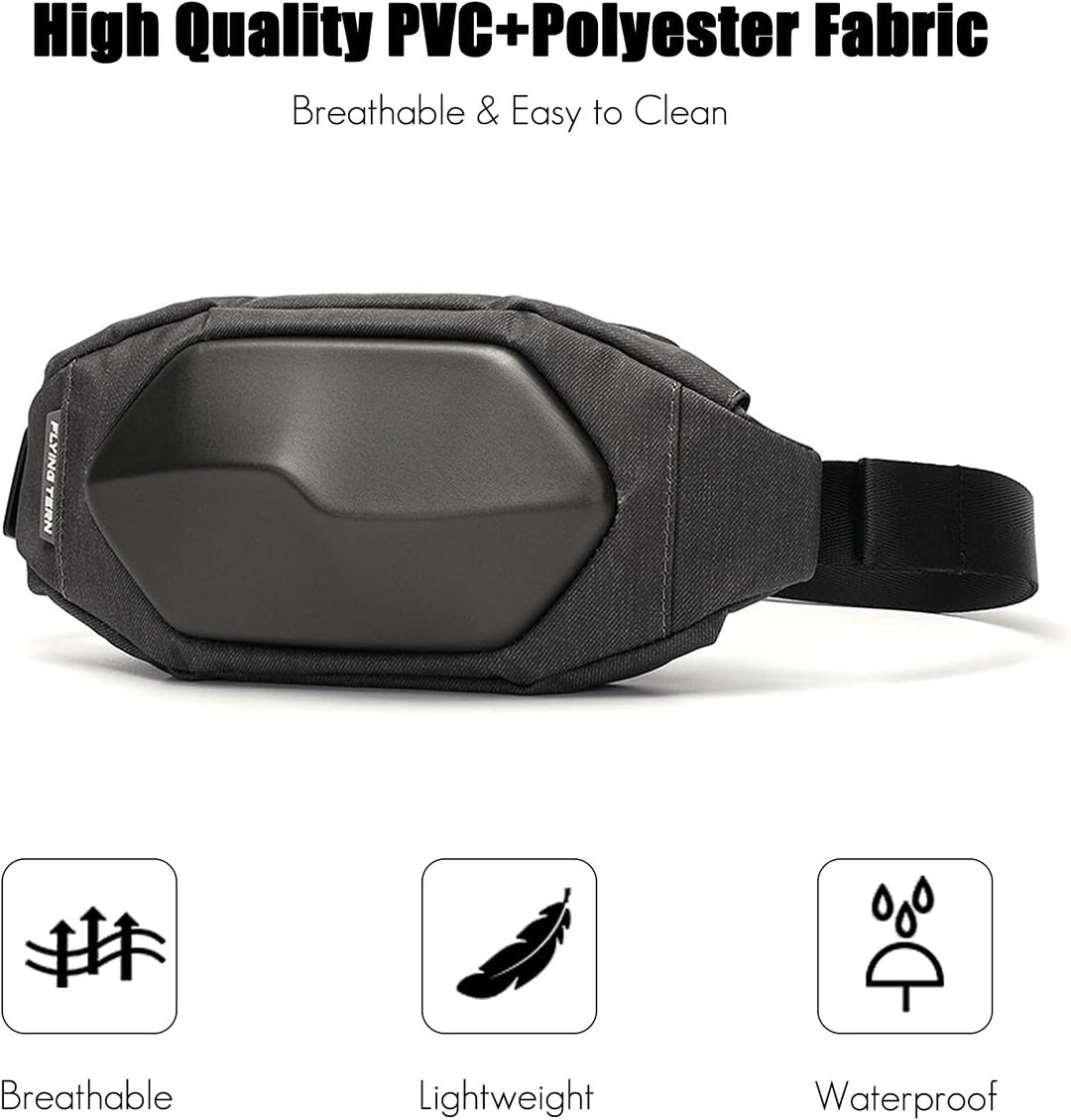 FANDARE Leicht Brusttasche Joggen Bauchtasche Gürteltasche Hüfttasche Sling Bag Schultertasche Umhän
