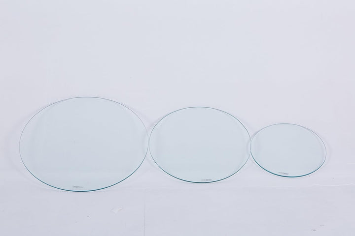 Euro Tische Glasplatte für Kaminofen und Tischplatte in Ø40cm Schutzplatte mit 6mm ESG Sicherheitsgl