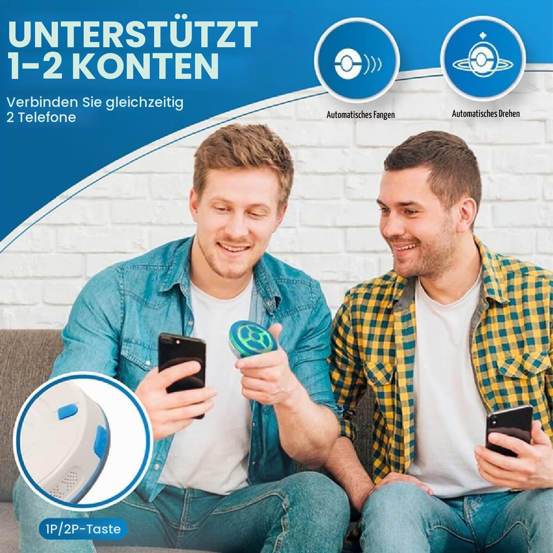 MEGACOM DuoMon 3 Pro-Version – Kabelloses Laden, Automatisches Drehen/Automatisches Fangen/Dual-Acco