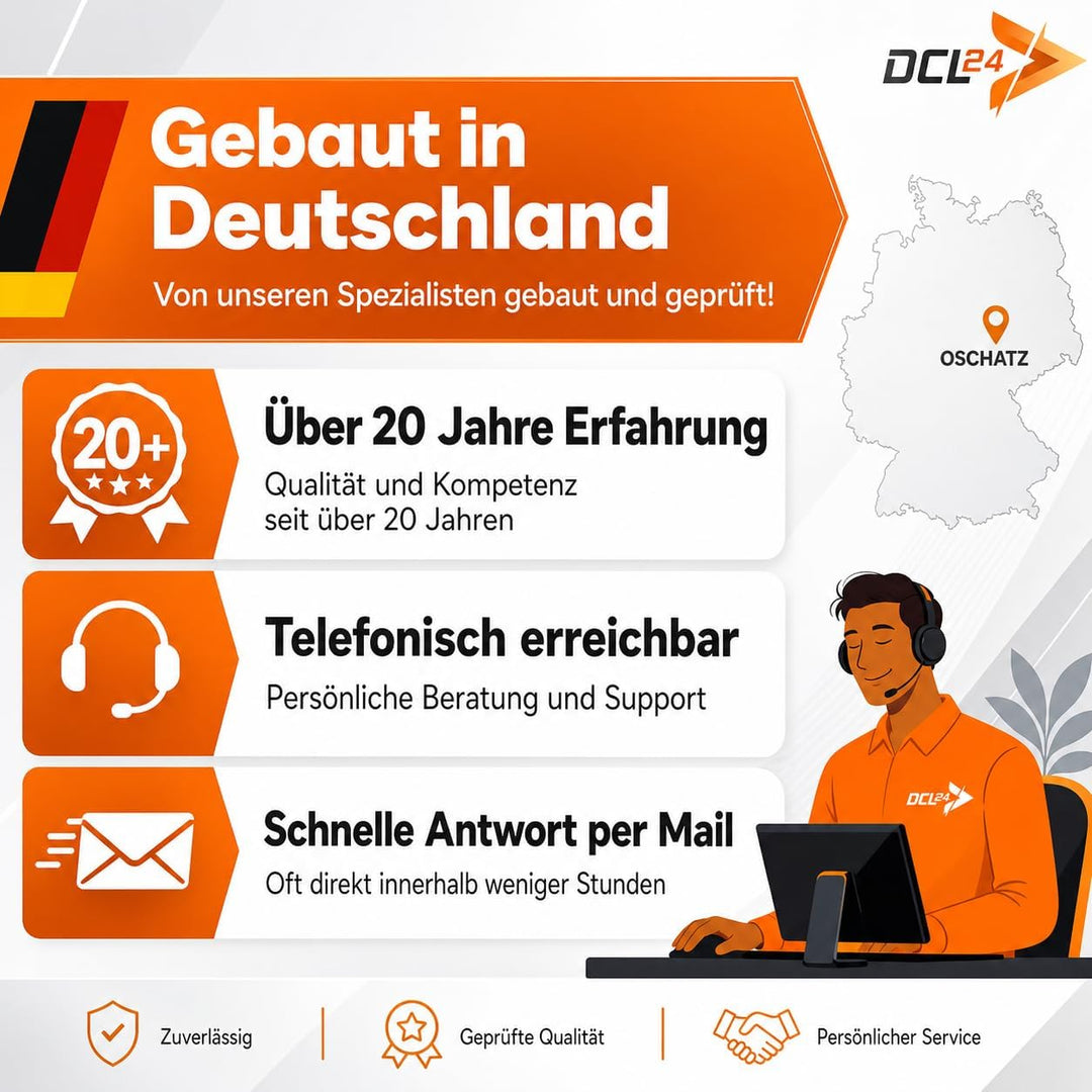 dcl24 Gaming Rechner AMD Ryzen 5 5500, RTX3050 8GB - 500GB SSD, 16GB DDR4, Gamer PC mit 6x4.2 GHz, s