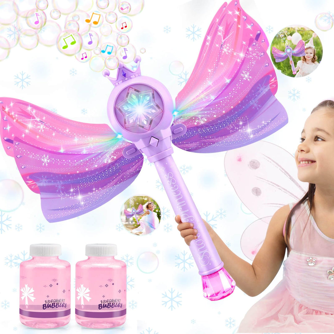Spielzeug 3-8 Jahre Kinder: Seifenblasenmaschine Spielzeug für Mädchen Geschenke ab 3 4 5 6 7 8 Kind