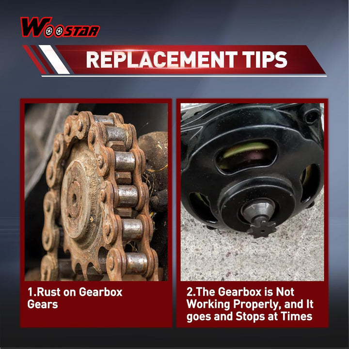 WOOSTAR T8F 11 Zahn Kettenrad Übertragung Ermässigung Getriebe Ersatz für 2-Takt 47ccm 49ccm Pocketb