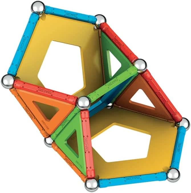 Geomag - Supercolor Magnetic Constructions for Kids, Magnetic Toy, Green Collection 100% Recycled Pl
