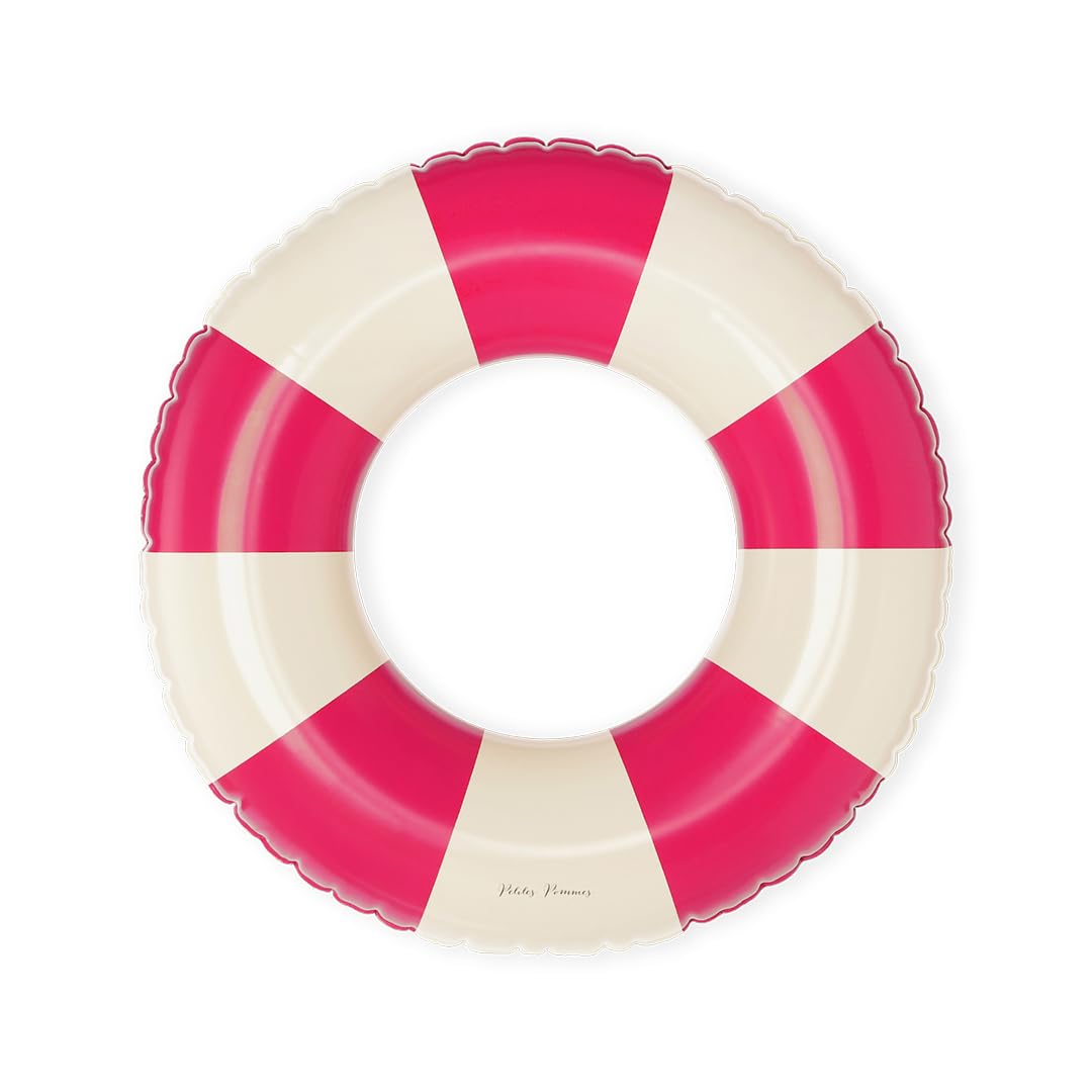 Petites Pommes Pool Inflatable Für Kinder – Robuster Schwimmreifen, Handbedrucktes Klassisches Strei