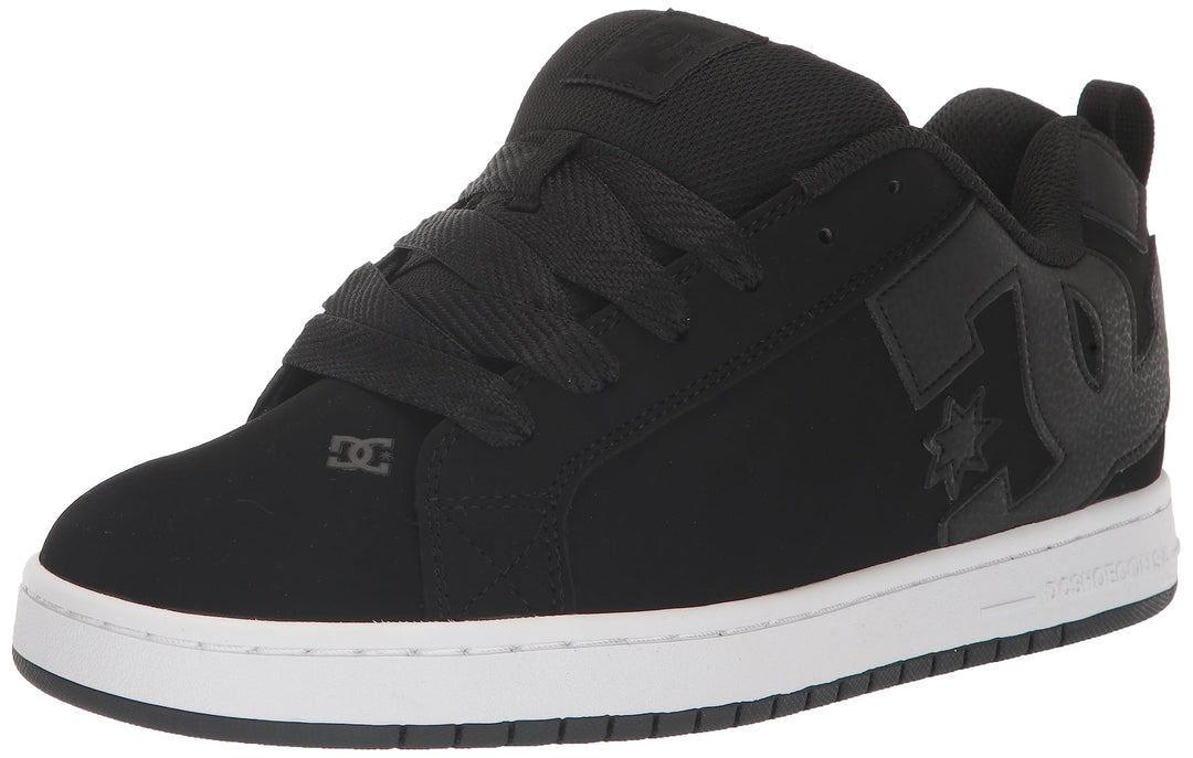DC Unisex-Erwachsene Court Graffik Se Mens Shoe Sneaker, 44 EU Schwarz Schwarz Weiss