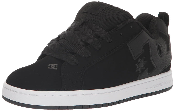 DC Unisex-Erwachsene Court Graffik Se Mens Shoe Sneaker, 44 EU Schwarz Schwarz Weiss