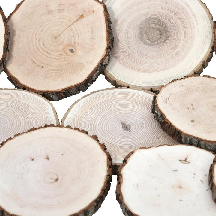 Rindenbrett Esche rund - Rindenscheibe Baumscheibe geschliffen Holzbrett, Brettgrösse:Ø ca. 24cm, &#