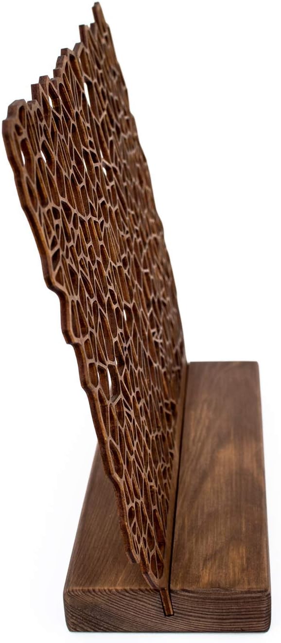 Ohrringhalter aus Holz - Handgemachte Aufbewahrung für Ohrringe mit einzigartigem Design - Umweltfre