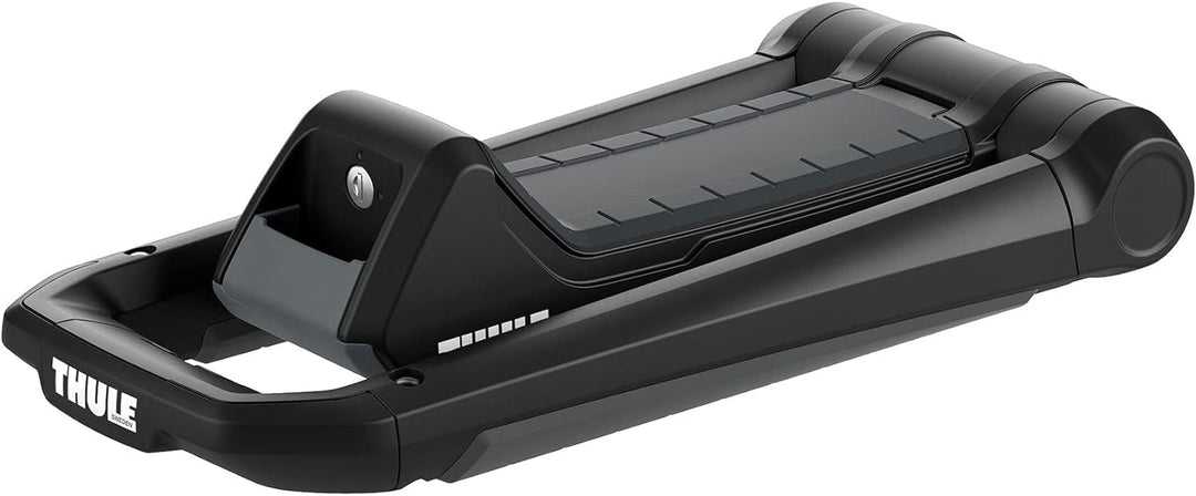 Thule 849000 Hull-a-Port Aero Kajakträger auf Dem Dach für 1 Kajak, Schwarz, 1 Kayak