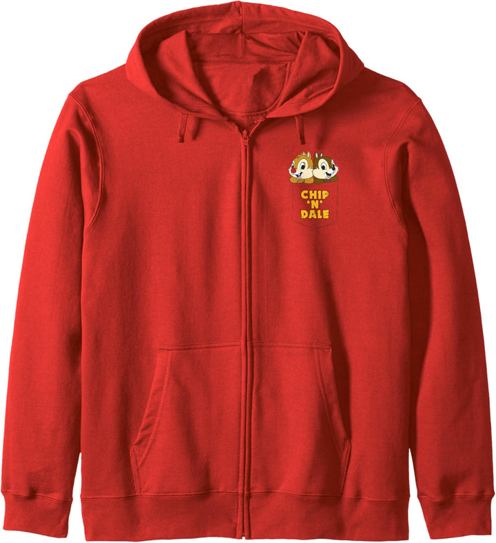 Disney Chip 'N Dale Faux Pocket Kapuzenjacke