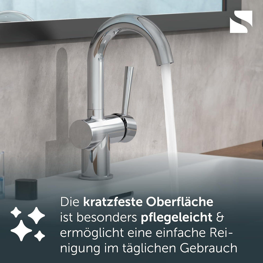 SCHÜTTE 79010 CORNWALL Waschtisch-Armatur, Chrom, Chrom