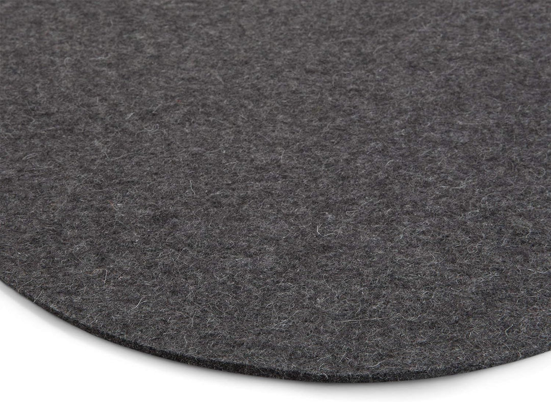 Modulor Filz-Sitzauflage für Stühle, rundes Sitzkissen aus 100% Wollfilz, auch als dekoratives Tisch