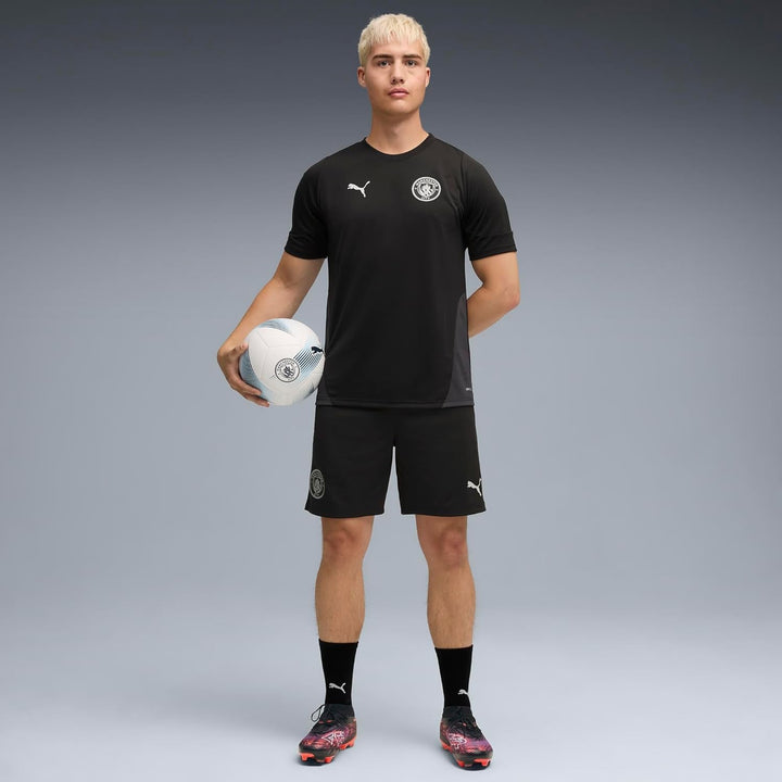 Puma Manchester City FC Herren Trainingshorts mit Tasche 25/26 XS Black X Silver, XS Black X Silver