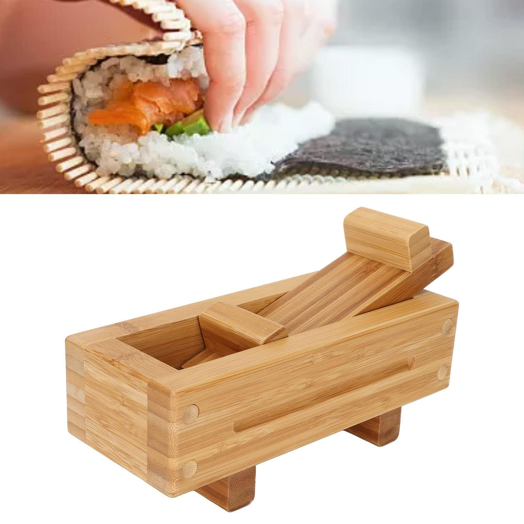 Atyhao Sushi-Box-Form, Rechteckige Sushi-Pressform aus Holz, Sushi-Presse, Reisform, Käsepresse, Sus