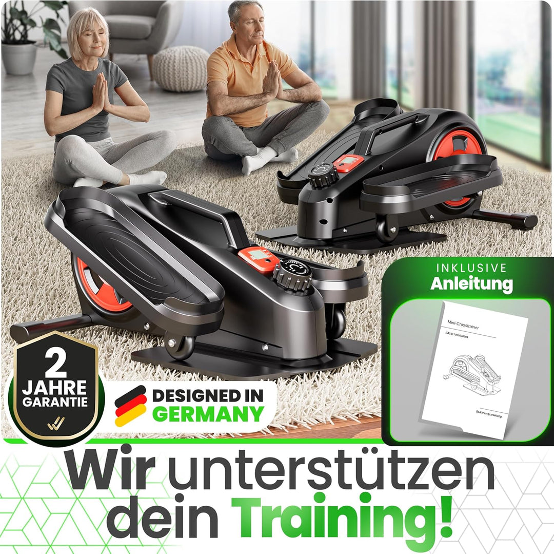 Ultrasport Stepper für Zuhause: Rutschfester Up-Down Swing mit LCD Display und 8 Stufen, Fitness Ste