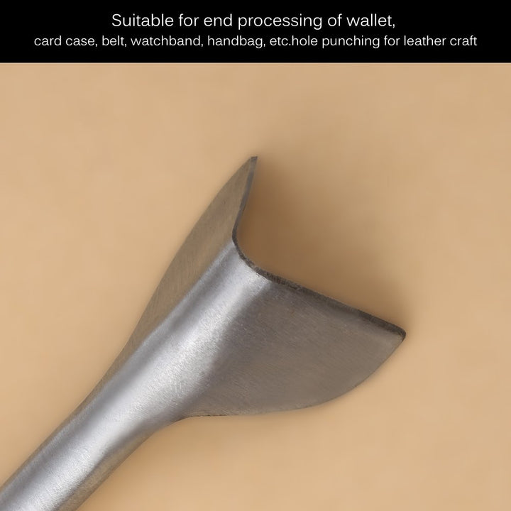 6 Stück/Set DIY Leder Carft V Form Stanzgürtel Endschneider für Zuhause Leder Nähen (15–40 mm)