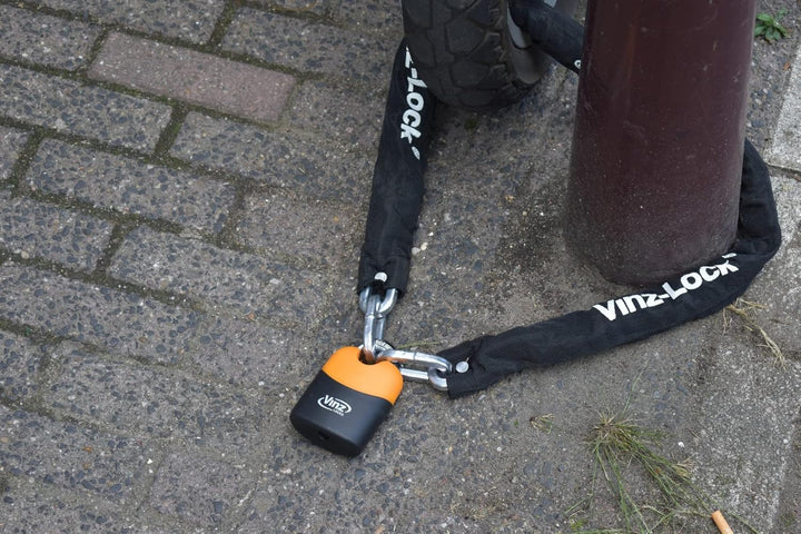 VINZ Fogo Kettenschloss | Kette Locker Schloss | Kettenschloss motorradschloss Rollerschloss E-Bike