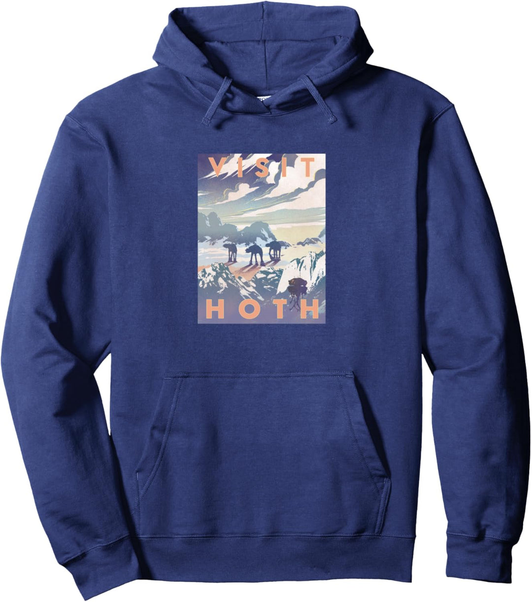 Star Wars Visit Hoth Poster Pullover Hoodie
