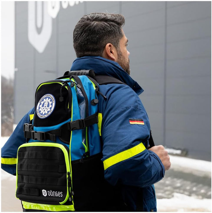 Dönges Hilfswerk-Rucksack mit vielen praktischen Funktionen (Dönges-Feuerwehr-Rucksack Freizeitrucks
