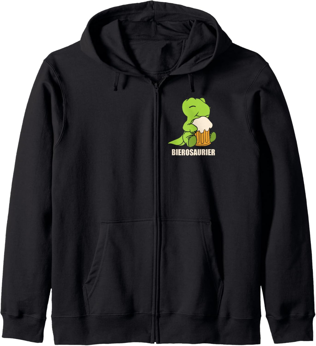 Biertrinker Dinosaurier Dino Bierosaurier Bier Kapuzenjacke