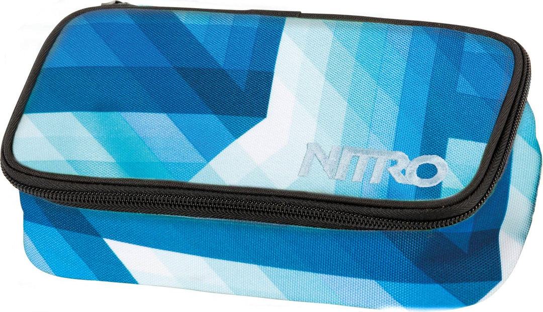 Nitro Pencil Case XL Inkl. Geo Dreieick & Stundenplan, Federmäppchen, Schlampermäppchen, Faulenzer B