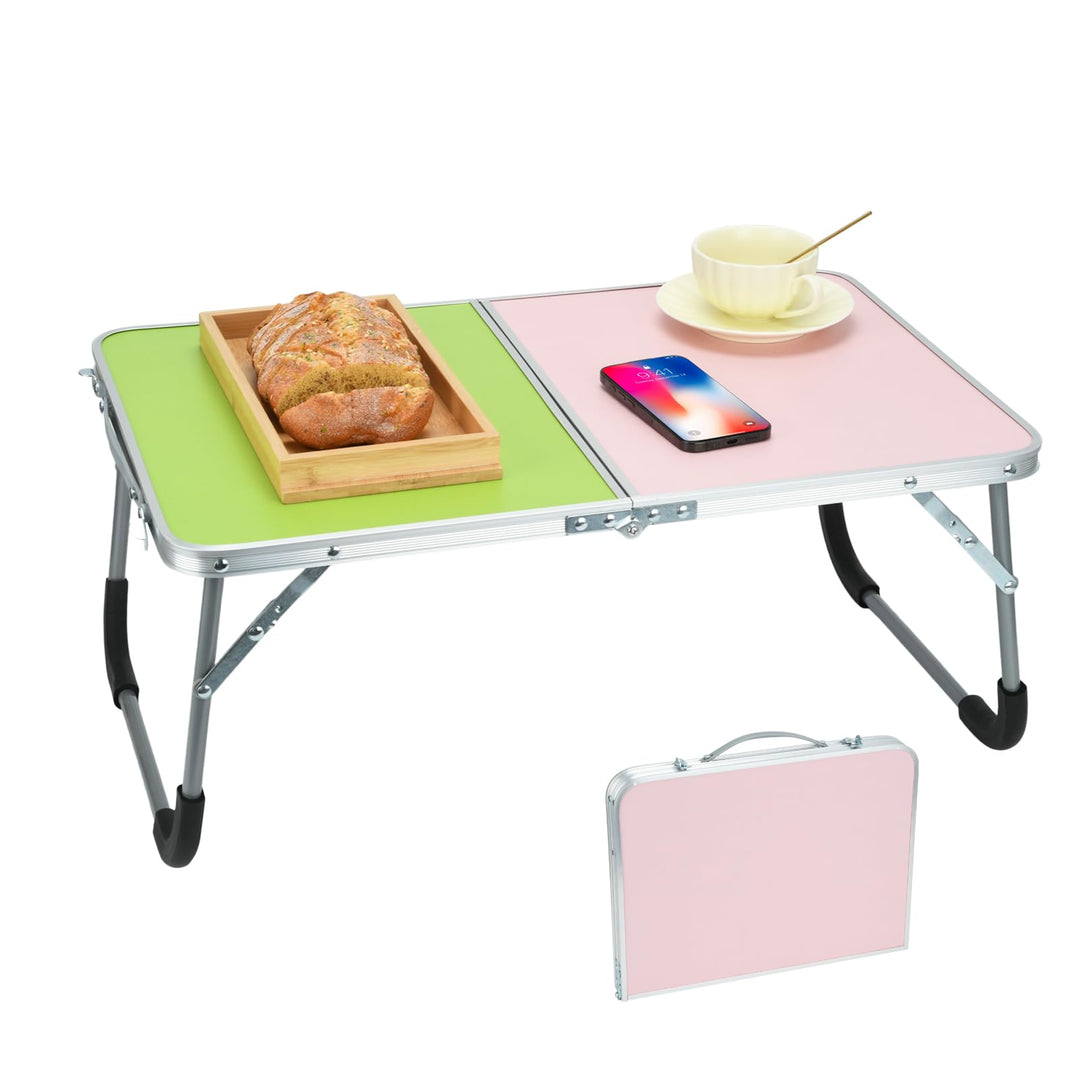 Klappbarer Laptoptisch Esstisch, Multifunktionaler Klappbarer Lap Desk für Bett, Leichtes Klappbares
