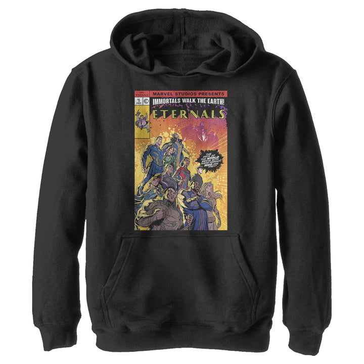 Marvel Jungen Halftone Cover Hoodie L Schwarz, L Schwarz