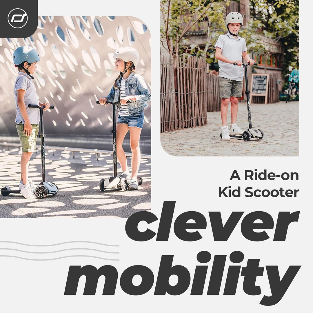 Scoot&Ride Highwaykick 5 LED Scooter, Steel ash, ash
